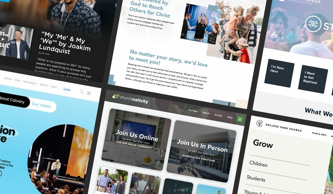 6 Church Website Designs We Love In 2025